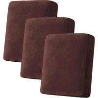 Velvet Stretch Couch Cushion Cover Plush Cushion Slipcover