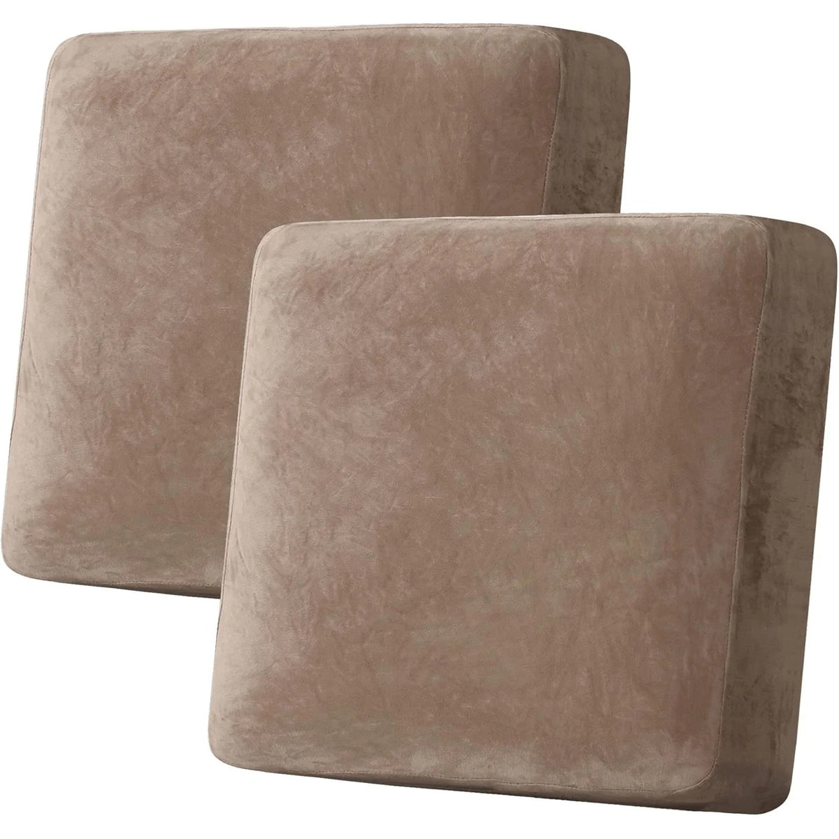 Velvet Stretch Couch Cushion Cover Plush Cushion Slipcover