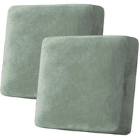 Velvet Stretch Couch Cushion Cover Plush Cushion Slipcover