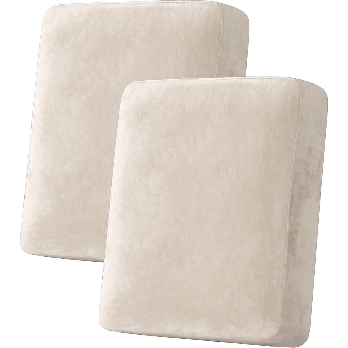 Velvet Stretch Couch Cushion Cover Plush Cushion Slipcover