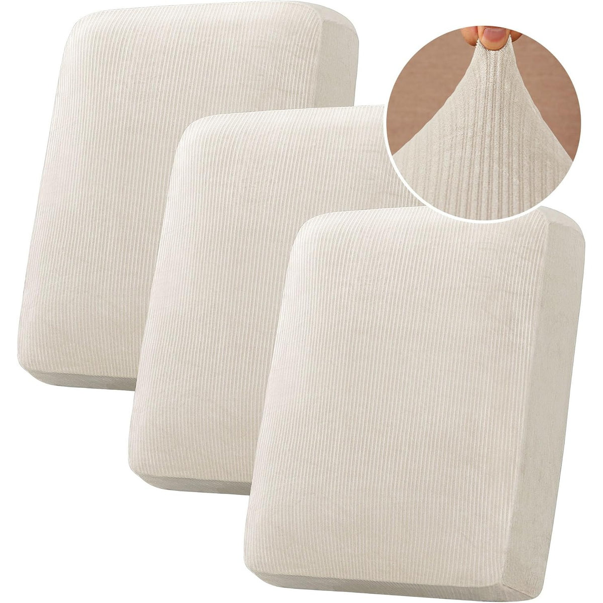 Velvet Stretch Couch Cushion Cover Plush Cushion Slipcover