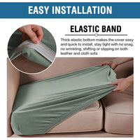 Velvet Stretch Couch Cushion Cover Plush Cushion Slipcover