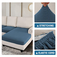 Sectional Couch Covers 3 Pieces Sofa Seat Cushion Covers L Shape Separate