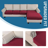 Sectional Couch Covers 3 Pieces Sofa Seat Cushion Covers L Shape Separate