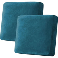 Velvet Stretch Couch Cushion Cover Plush Cushion Slipcover