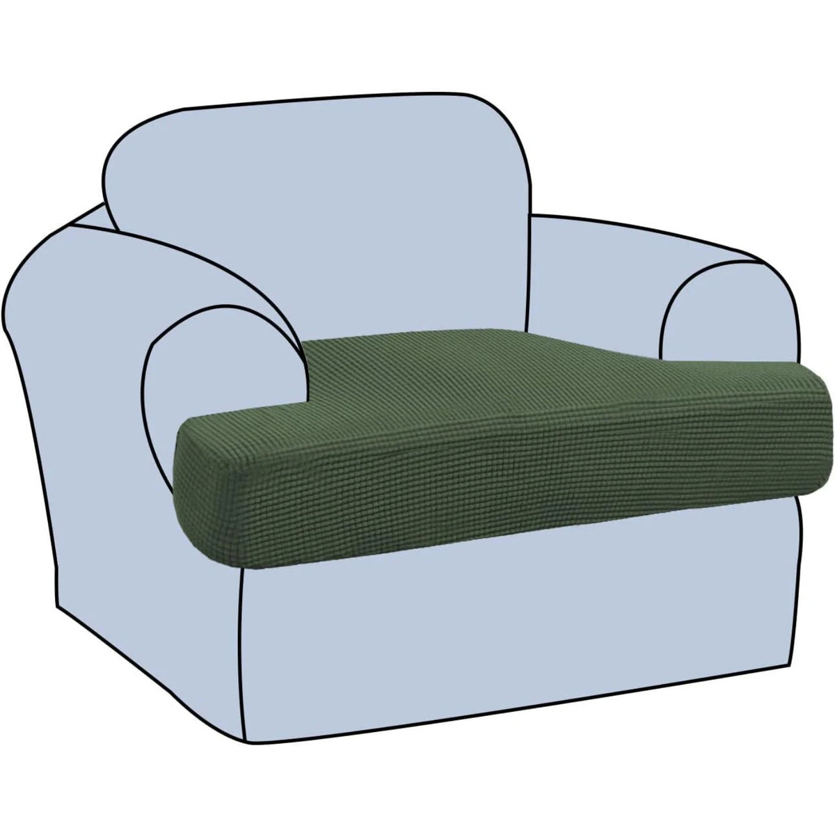 Stretch T Cushion Chair Sofa Slipcover