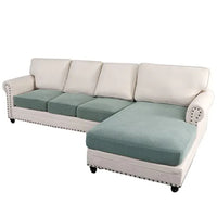 Sectional Couch Covers 3 Pieces Sofa Seat Cushion Covers L Shape Separate