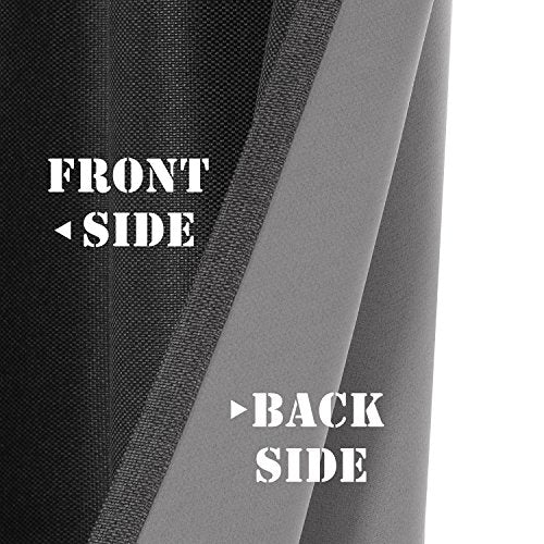 Linen Blackout Thermal Insulated Primitive Textured Grommet Curtain