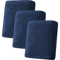Velvet Stretch Couch Cushion Cover Plush Cushion Slipcover