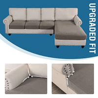 Sectional Couch Covers 3 Pieces Sofa Seat Cushion Covers L Shape Separate