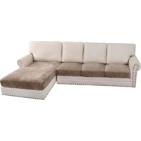 Velvet Stretch Couch Cushion Cover Plush Cushion Slipcover