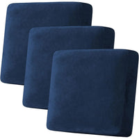 Velvet Stretch Couch Cushion Cover Plush Cushion Slipcover