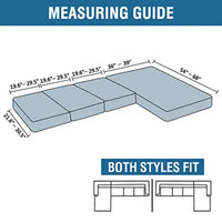 Sectional Couch Covers 3 Pieces Sofa Seat Cushion Covers L Shape Separate