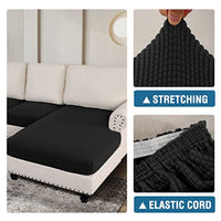 Sectional Couch Covers 3 Pieces Sofa Seat Cushion Covers L Shape Separate