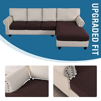 Sectional Couch Covers 3 Pieces Sofa Seat Cushion Covers L Shape Separate