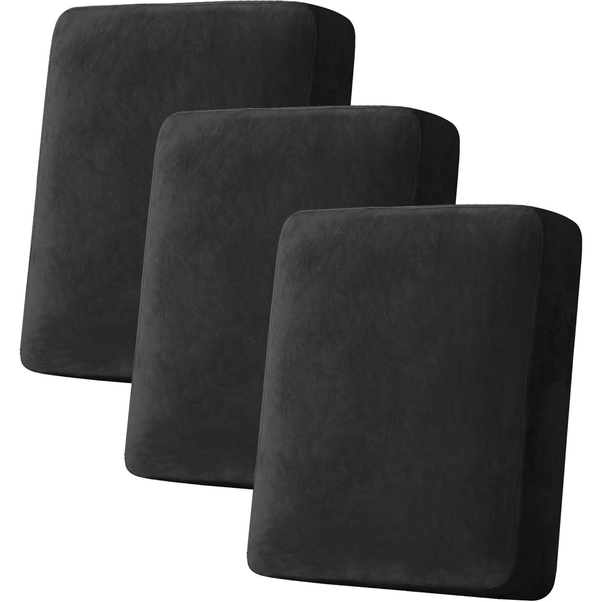 Velvet Stretch Couch Cushion Cover Plush Cushion Slipcover