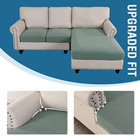 Sectional Couch Covers 3 Pieces Sofa Seat Cushion Covers L Shape Separate