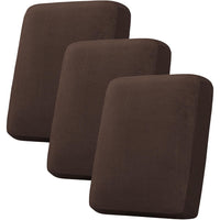 Velvet Stretch Couch Cushion Cover Plush Cushion Slipcover