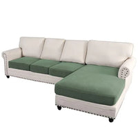 Sectional Couch Covers 3 Pieces Sofa Seat Cushion Covers L Shape Separate