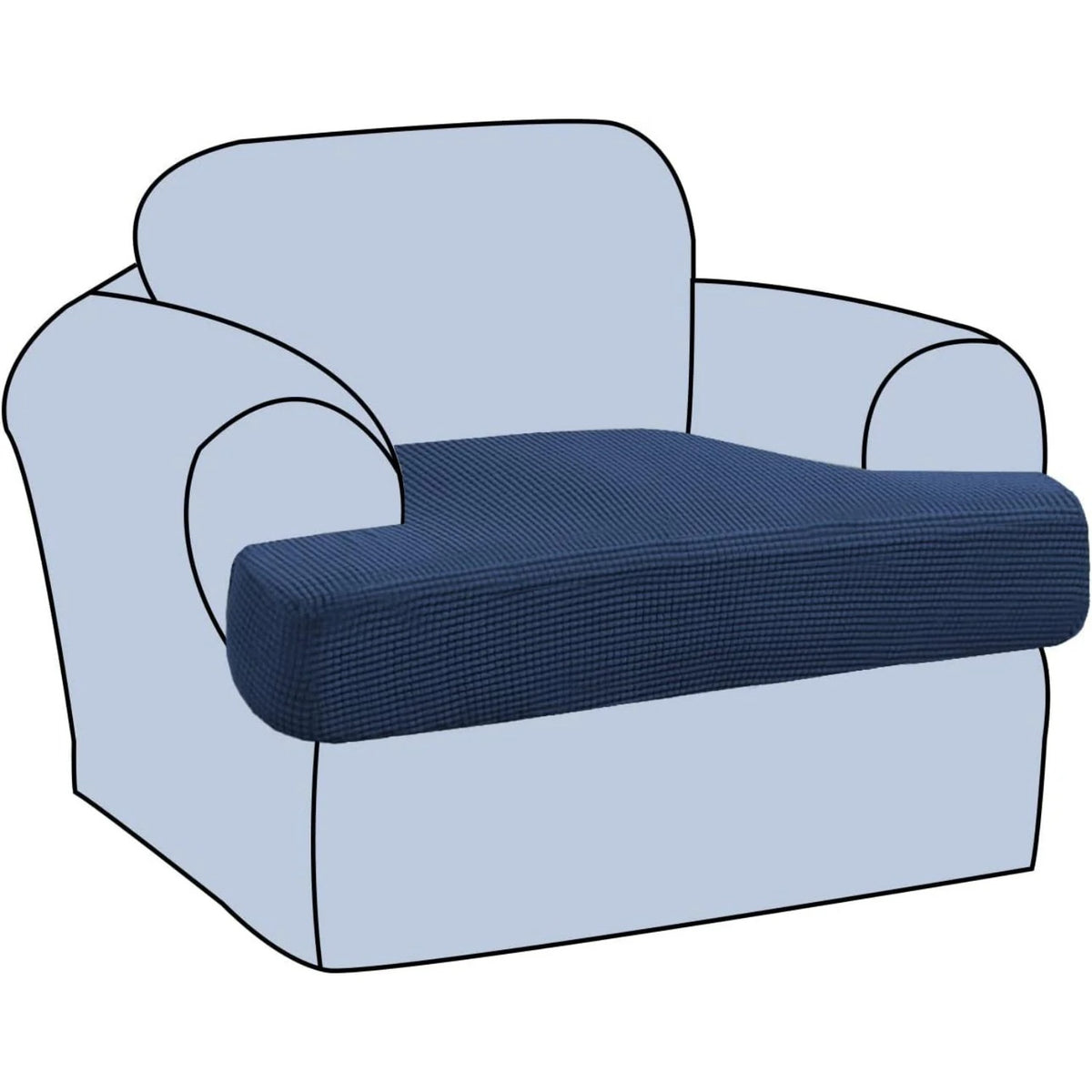 Stretch T Cushion Chair Sofa Slipcover