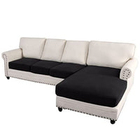Sectional Couch Covers 3 Pieces Sofa Seat Cushion Covers L Shape Separate