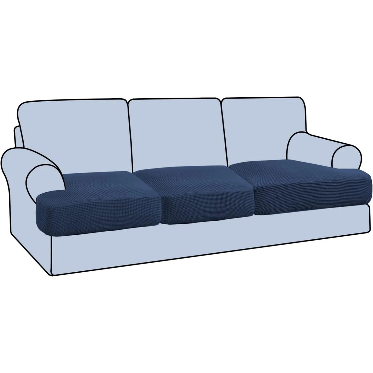 Stretch T Cushion Chair Sofa Slipcover