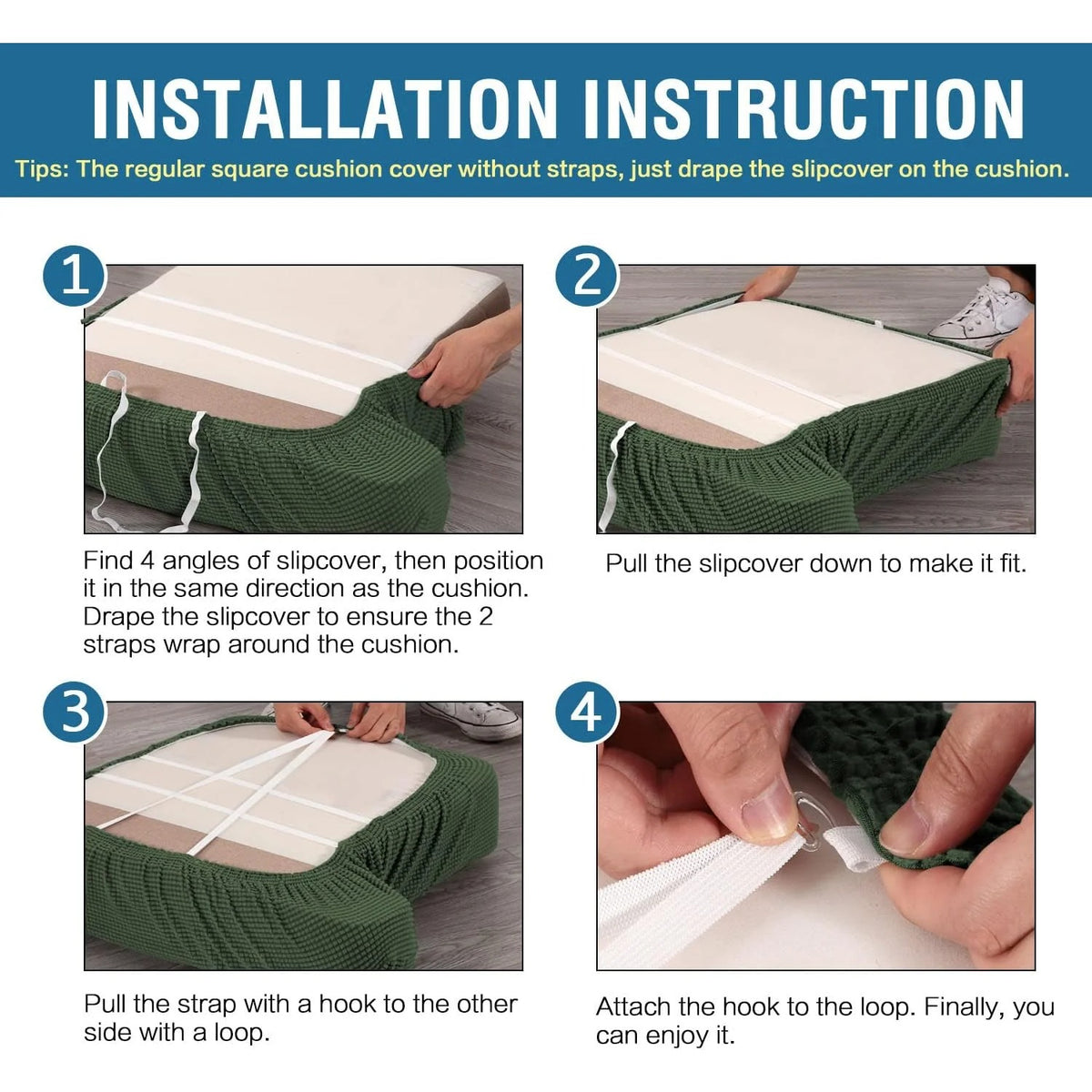 Stretch T Cushion Chair Sofa Slipcover