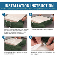 Stretch T Cushion Chair Sofa Slipcover