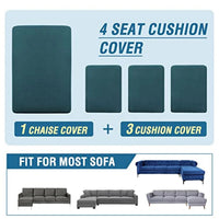 Sectional Couch Covers 3 Pieces Sofa Seat Cushion Covers L Shape Separate