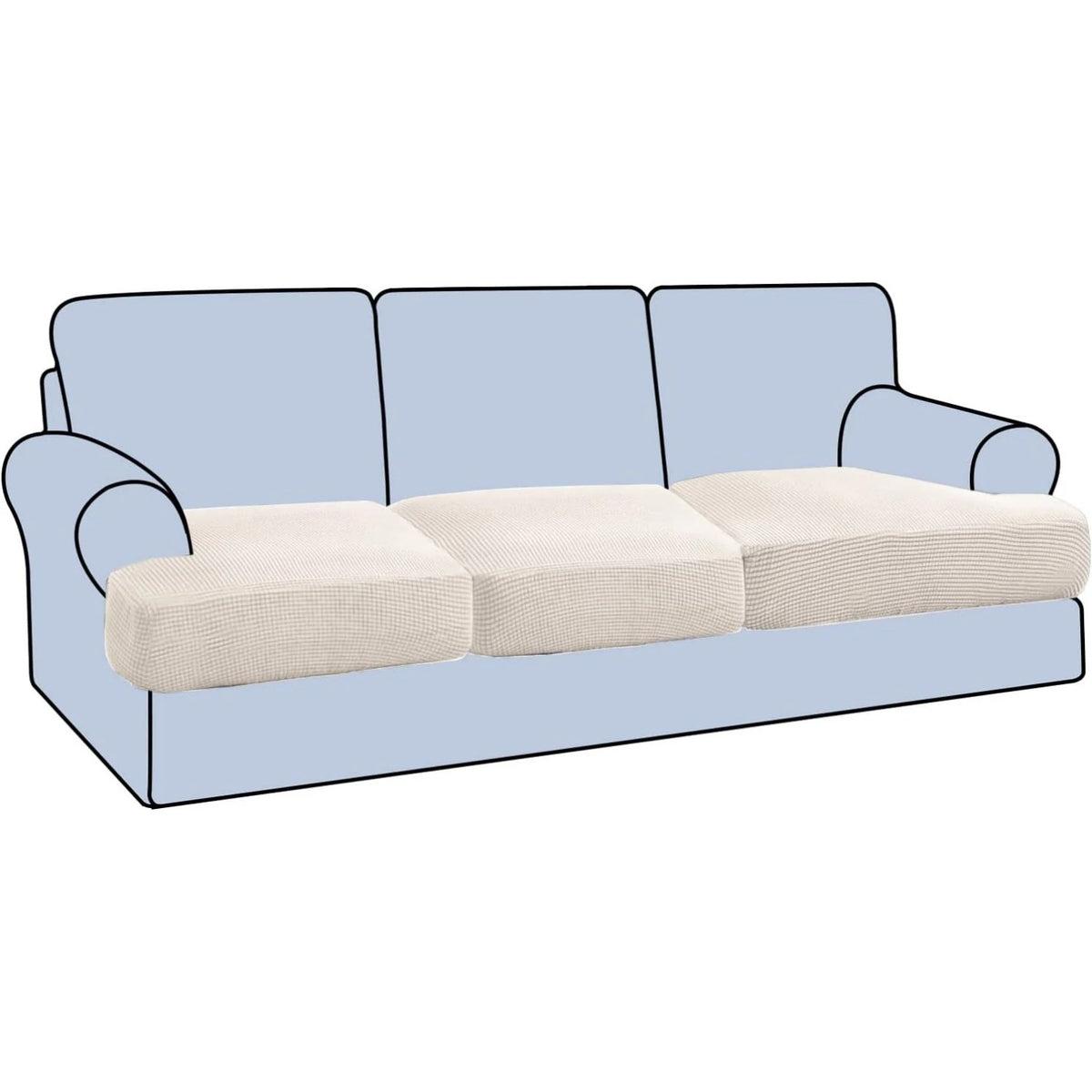 Stretch T Cushion Chair Sofa Slipcover
