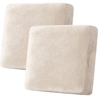Velvet Stretch Couch Cushion Cover Plush Cushion Slipcover