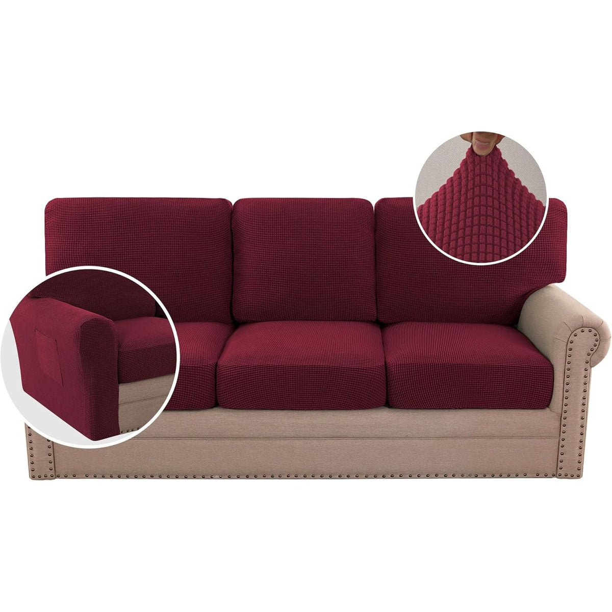 Multi-Pieces Chair Covers Stretch Couch Covers