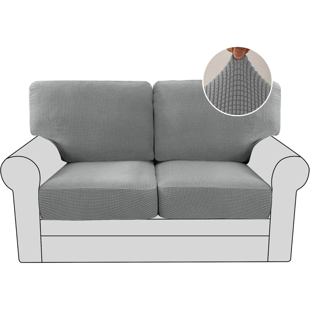 Multi-Pieces Chair Covers Stretch Couch Covers