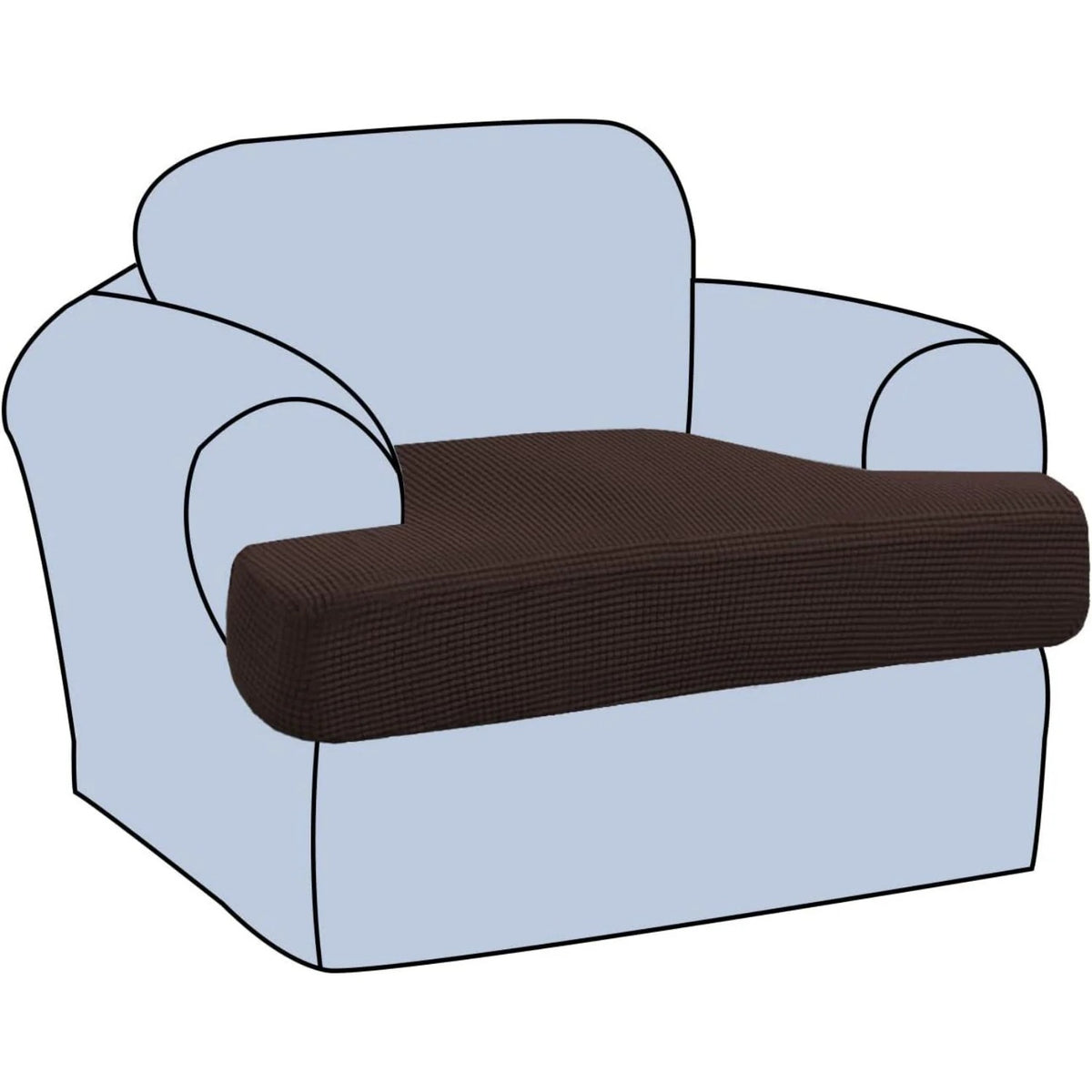 Stretch T Cushion Chair Sofa Slipcover