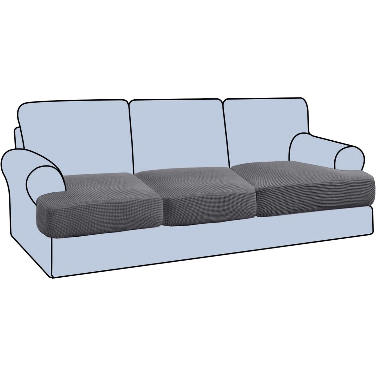 Stretch T Cushion Chair Sofa Slipcover