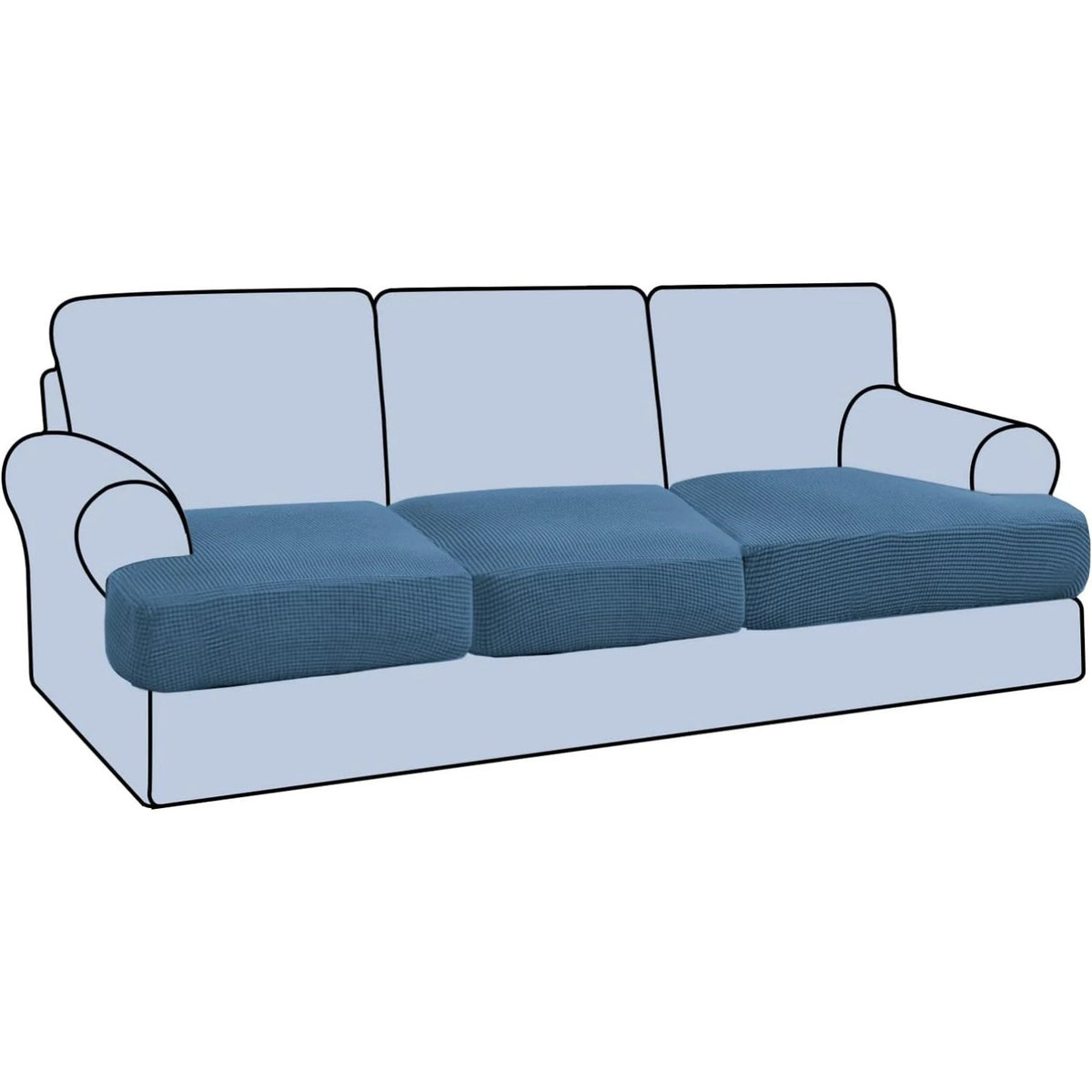 Stretch T Cushion Chair Sofa Slipcover