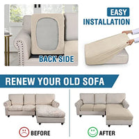 Sectional Couch Covers 3 Pieces Sofa Seat Cushion Covers L Shape Separate