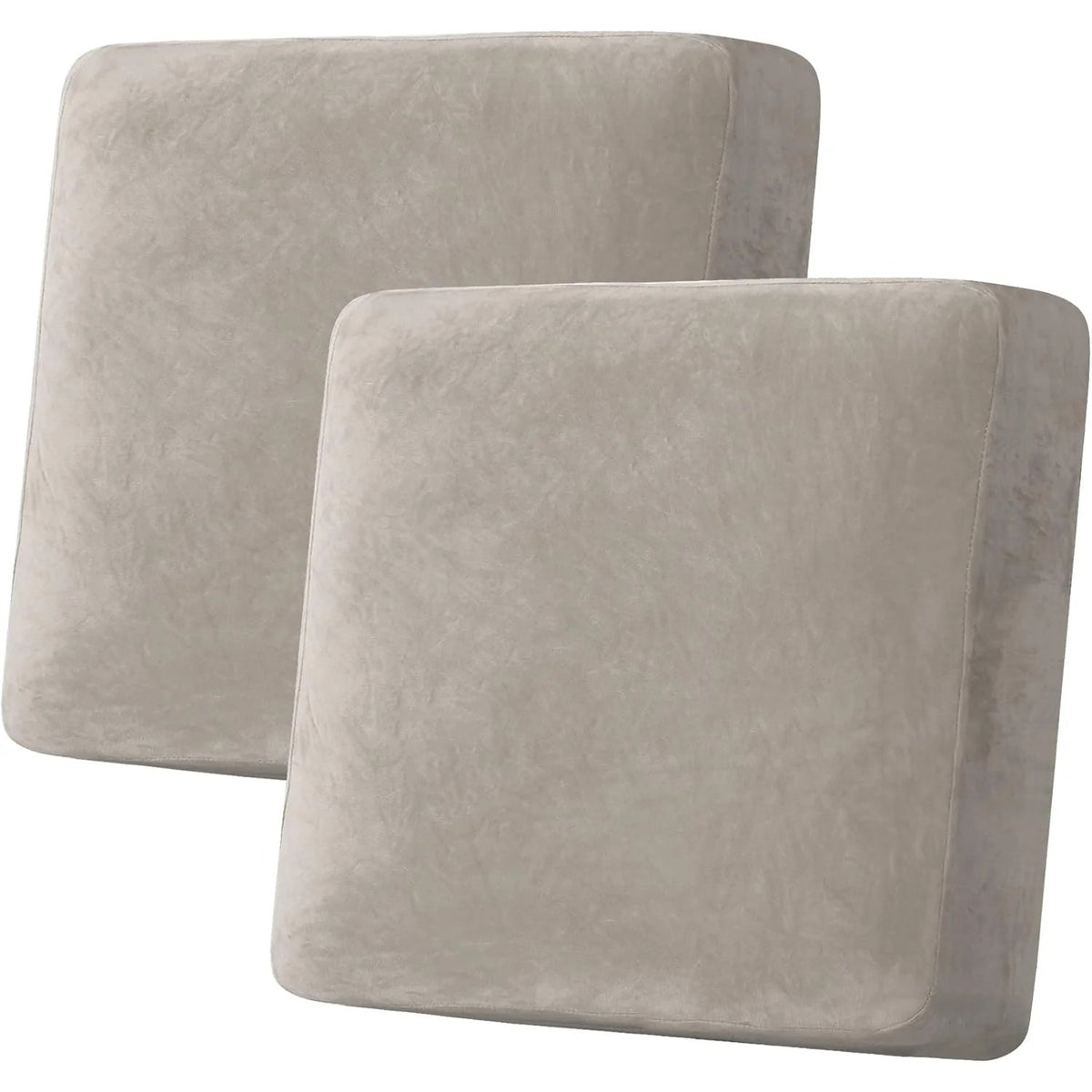 Velvet Stretch Couch Cushion Cover Plush Cushion Slipcover