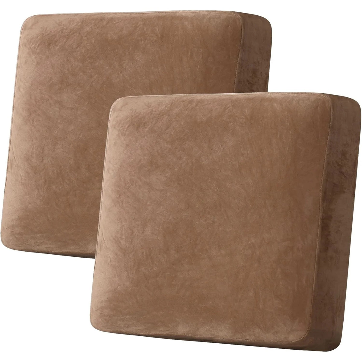 Velvet Stretch Couch Cushion Cover Plush Cushion Slipcover