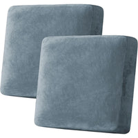 Velvet Stretch Couch Cushion Cover Plush Cushion Slipcover