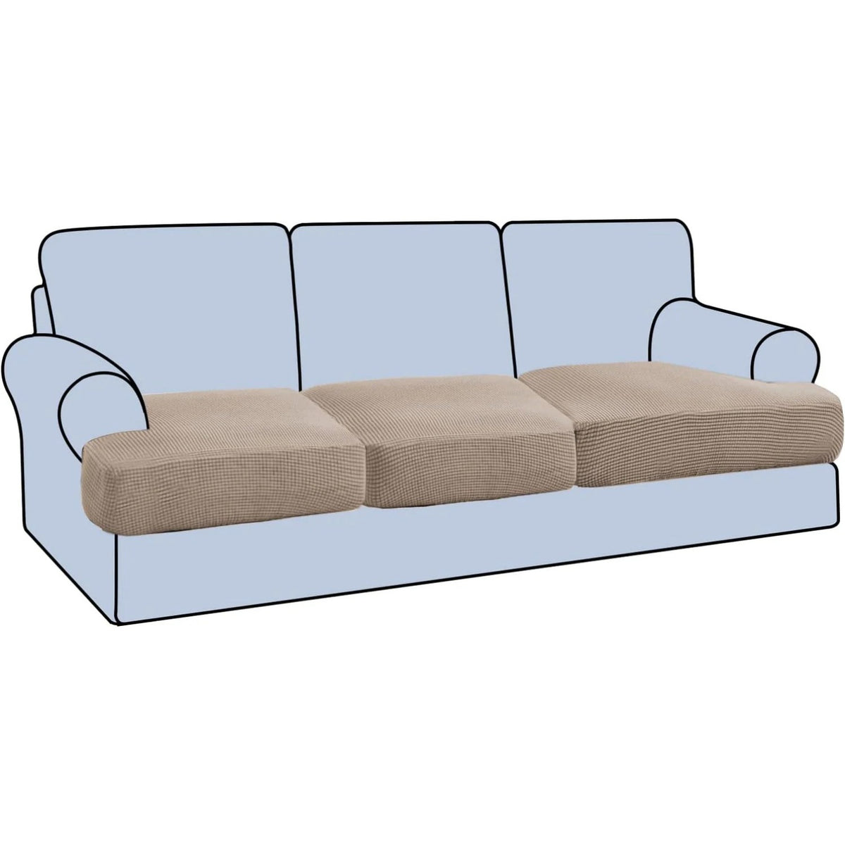 Stretch T Cushion Chair Sofa Slipcover