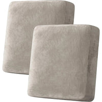 Velvet Stretch Couch Cushion Cover Plush Cushion Slipcover