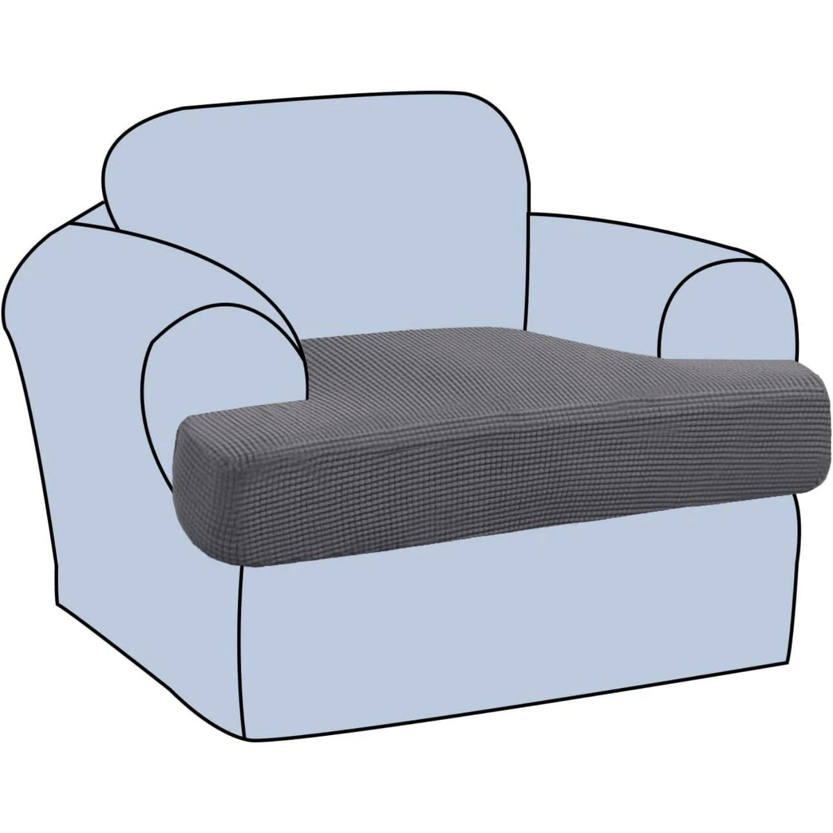 Stretch T Cushion Chair Sofa Slipcover