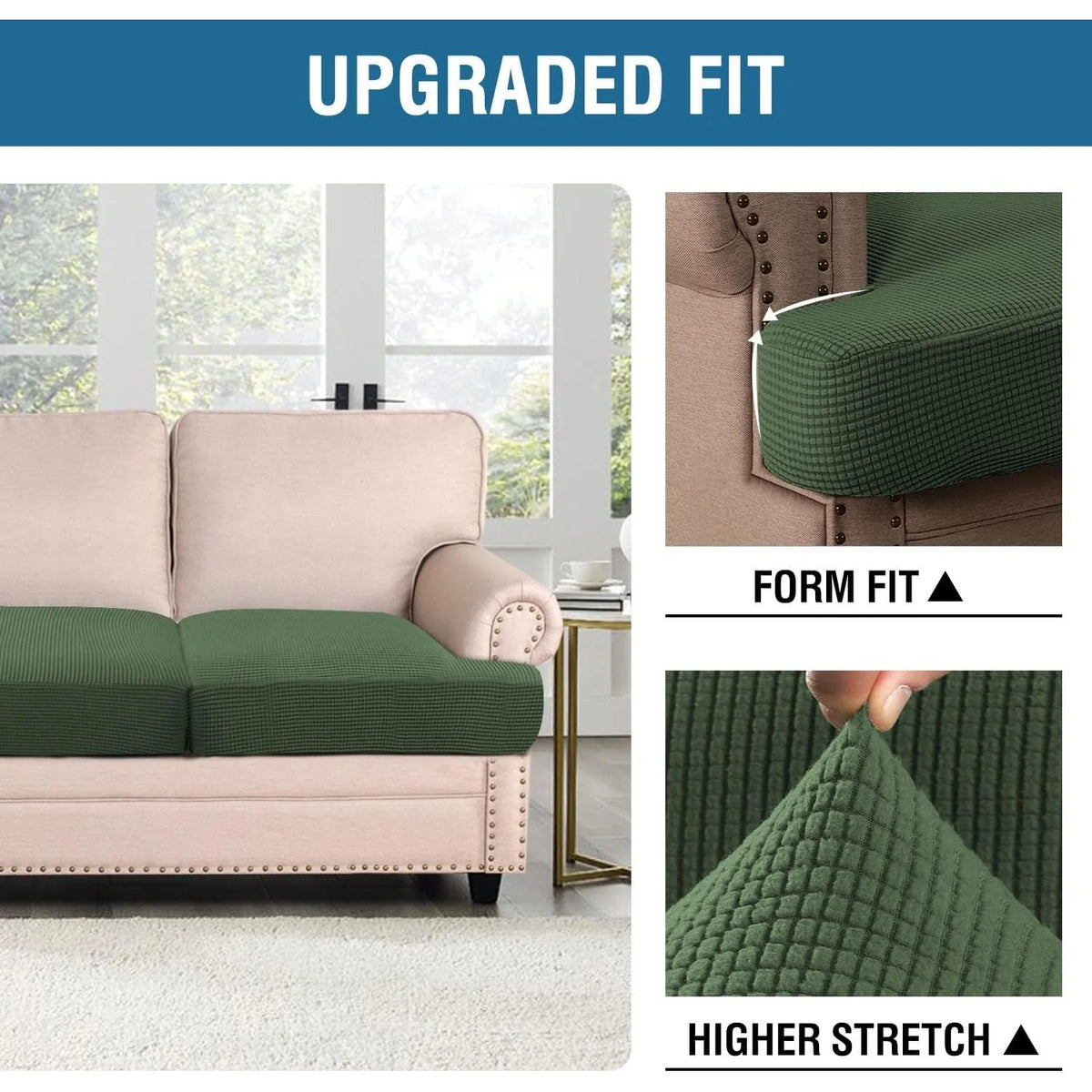 Stretch T Cushion Chair Sofa Slipcover