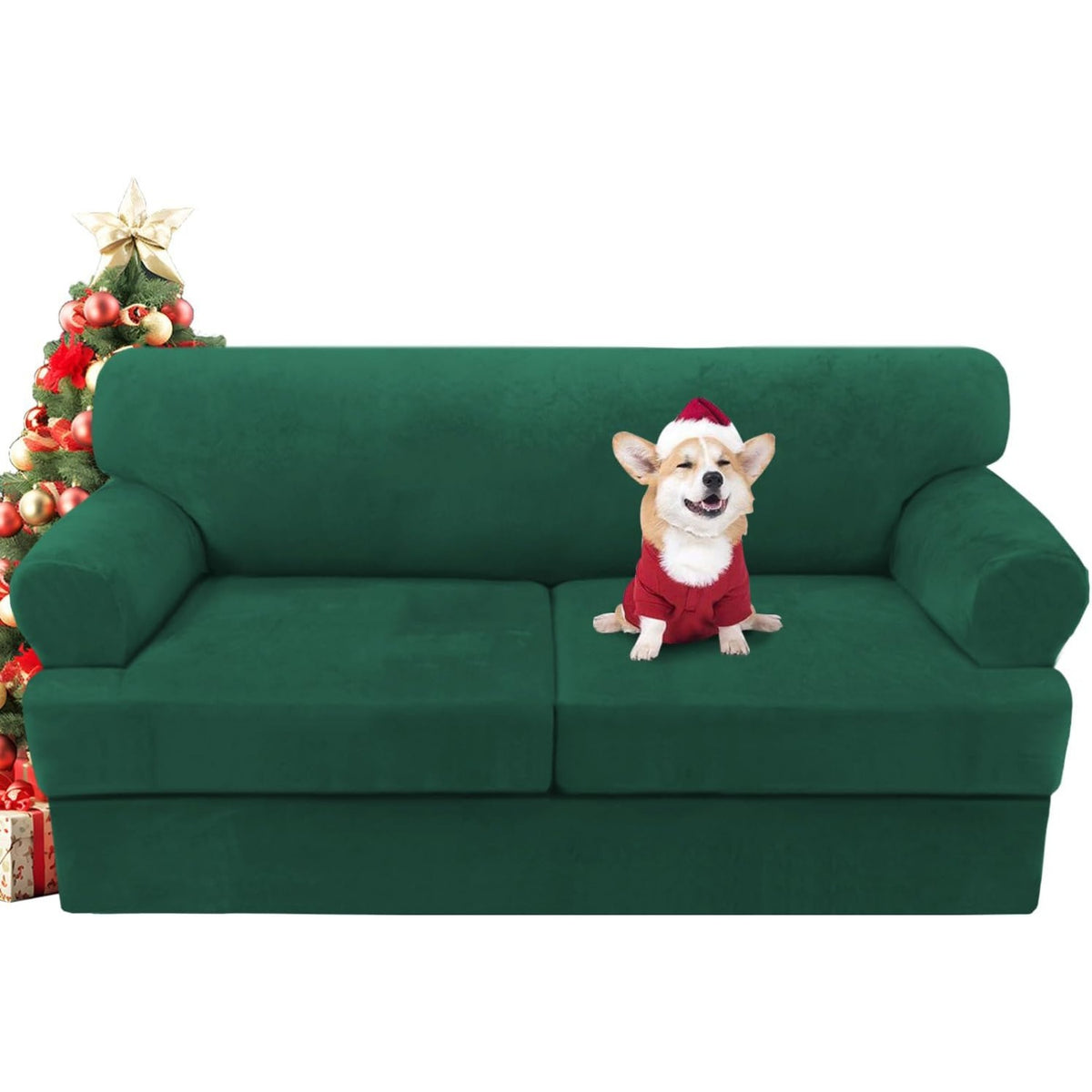 Sofa Slipcovers Thick Velvet Couch Cover Stretch T Cushion Sofa Covers Individual T Cushion Covers,