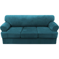Sofa Slipcovers Thick Velvet Couch Cover Stretch T Cushion Sofa Covers Individual T Cushion Covers,