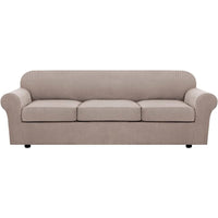 4 Piece Stretch Couch Covers for Cushion Couch Sofa Furniture Slipcovers