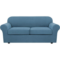 4 Piece Stretch Couch Covers for Cushion Couch Sofa Furniture Slipcovers