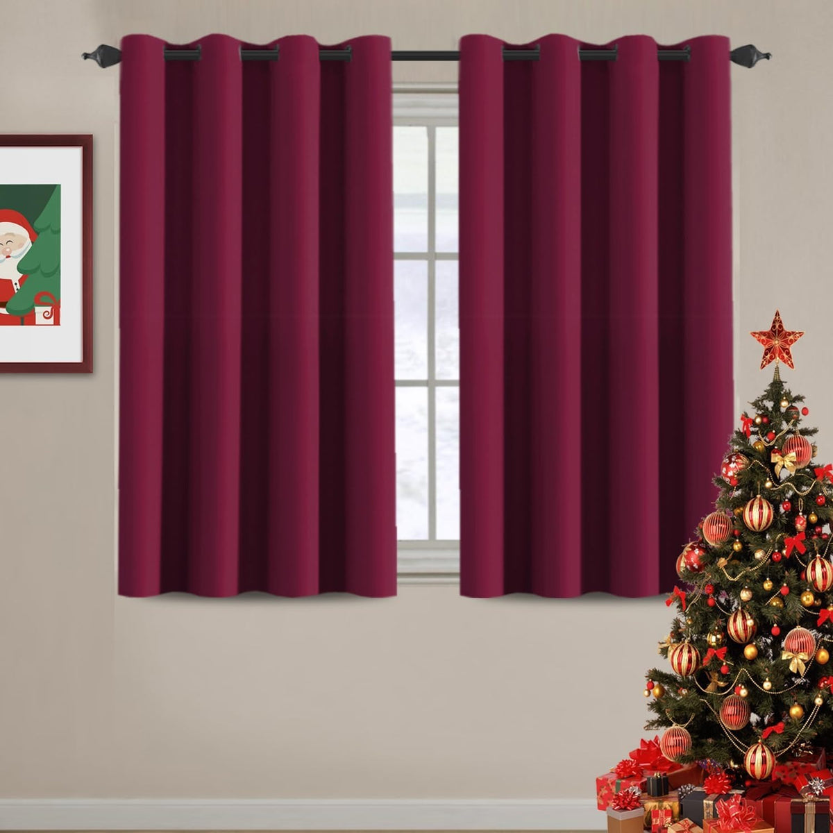 H.VERSAILTEX Doorway Curtain Blackout Closet Door Curtain Room Divider