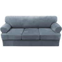 Sofa Slipcovers Thick Velvet Couch Cover Stretch T Cushion Sofa Covers Individual T Cushion Covers,